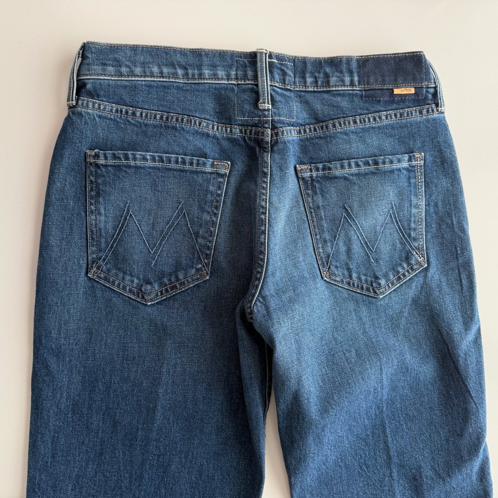 Mother USA Made The Bookie Sneak Straight in Perfectly Imperfect Jeans 29 Waist - Picture 5 of 12
